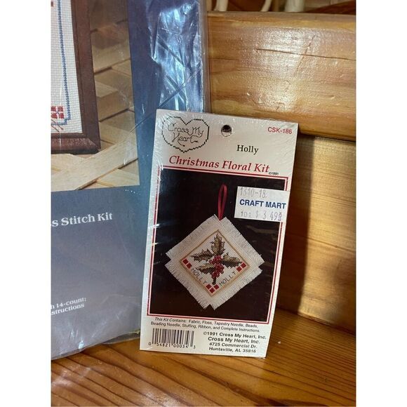 Vintage Cross Stitch Kit Set - Picture 3 of 4